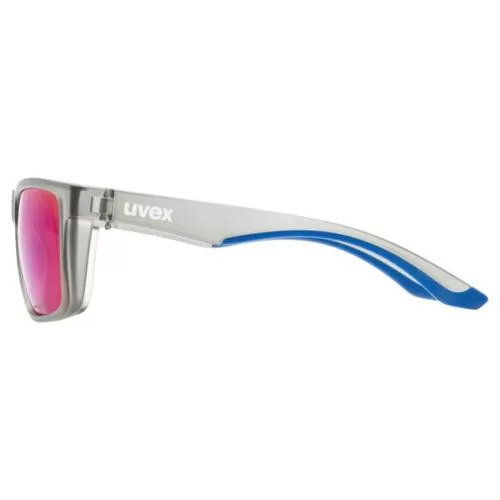Uvex LGL 50 Colorvision Sonnenbrille - Smoke Mat Mirror Plasma