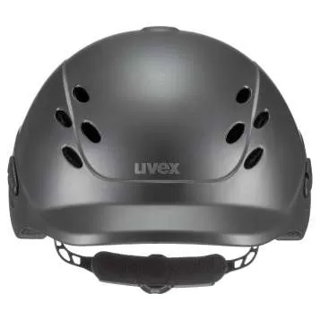 Uvex Onyxx Dekor Children Riding Helmet - pony anthracite mat
