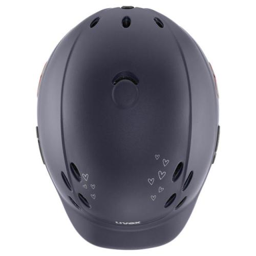 Preview: Uvex Onyxx Glamour Kinder Reithelm - navy-pink