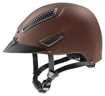 Uvex Perfexxion II Riding Helmet - brown mat