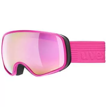 Uvex Scribble FM Sphere Ski Goggles - pink, dl/ mirror pink-clear