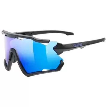 Uvex Sportstyle 228 Sportbrille - Black Mat Mirror Blue