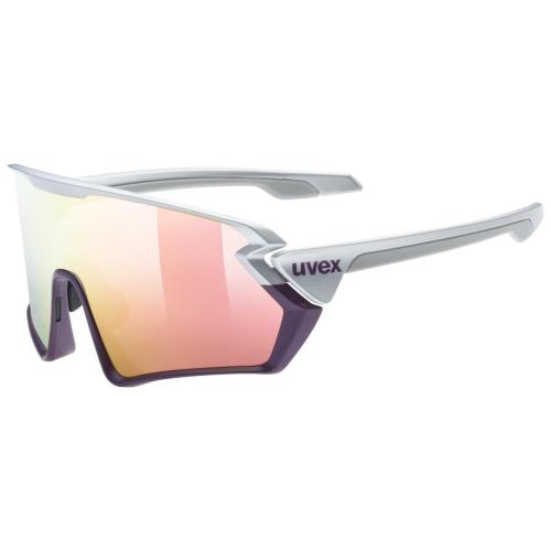 Preview: Uvex Sportstyle 231 Eyewear - Silver Plum Mat Mirror Rose
