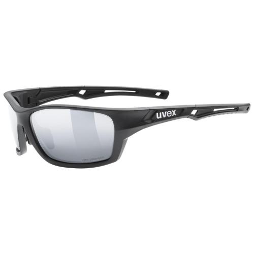 Preview: Uvex Sportstyle 232 Pola Sonnenbrille - Black Mat Mirror Silver