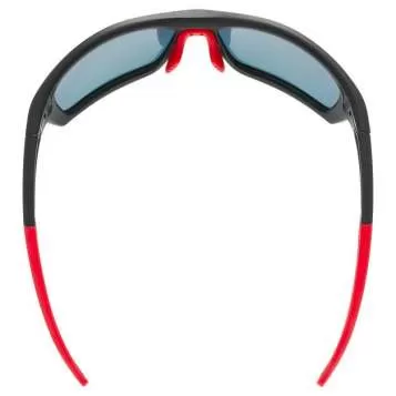 Uvex Sportstyle 232 Pola Sonnenbrille - Black Mat Red Mirror Red