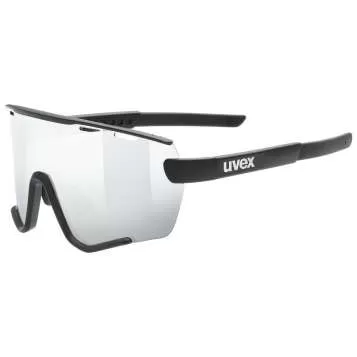 Uvex Sportstyle 236 Sportbrille Set - Black Mat Mirror Silver, Clear