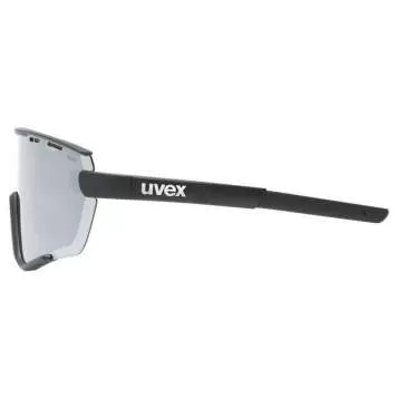 Uvex Sportstyle 236 Sport Glasses Set - Black Mat Mirror Silver, Clear