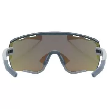Uvex Sportstyle 236 Sport Glasses - Rhino-Deep Space Mat Mirror Blue, Clear