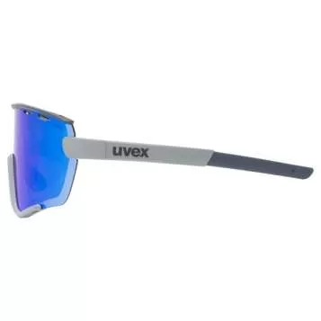 Uvex Sportstyle 236 Sport Glasses - Rhino-Deep Space Mat Mirror Blue, Clear