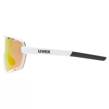Uvex Sportstyle 236 Sport Glasses Small Set - White Mat Mirror Red, Clear