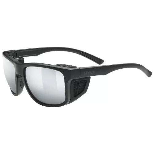 Uvex Sportstyle 312 Sun Glasses - Black Mat Mirror Silver