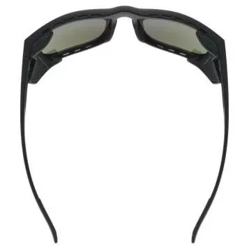 Uvex Sportstyle 312 Sun Glasses - Black Mat Gold Mirror Gold