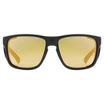 Uvex Sportstyle 312 Sonnenbrille - Black Mat Gold Mirror Gold