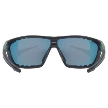 Uvex Sportstyle 706 Sun Glasses - Black Moss Mat Mirror Red
