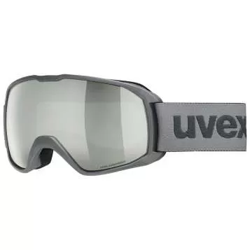 Uvex xcitd CV Skibrille - rhino matt, sl/ mirror silver - colorvision green