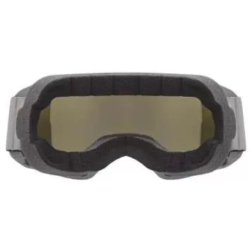Uvex xcitd CV Ski Goggles - rhino matt, sl/ mirror silver - colorvision green