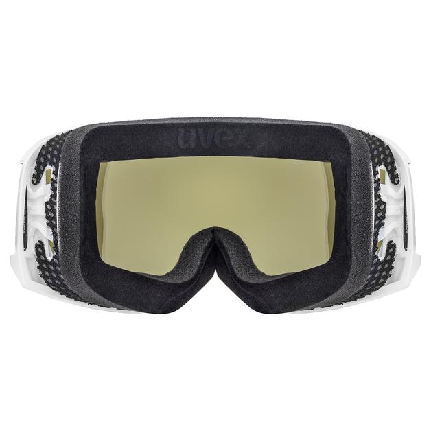 Uvex content CV race Ski Goggles - white mat mirror silver