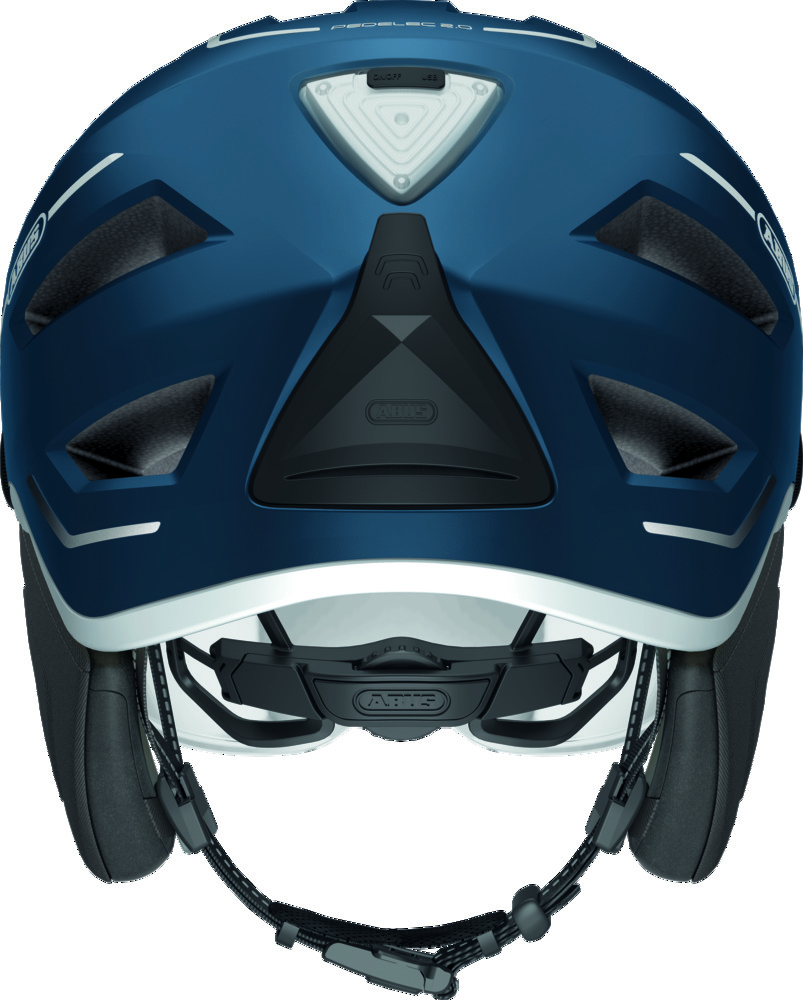 abus pedelec 2.0 e-bike helmet medium 52-57cm midnight blue ACE mit LED Rcklicht ABUS offers a bicycle helmet that meets the high safety requirements of the big city ABUS Pedelec 2.0 Bicycle Helmets