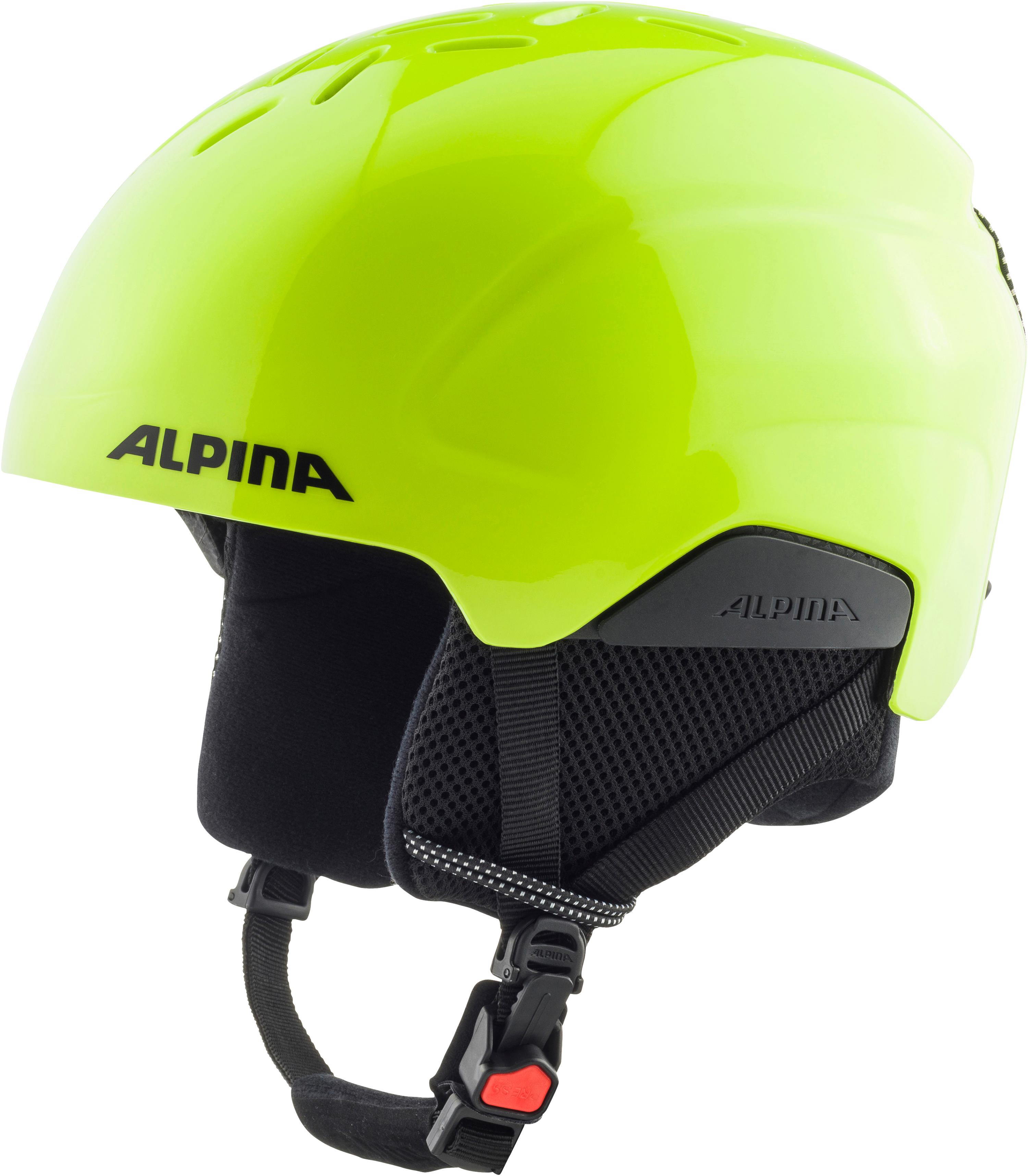 monster Reclame orgaan Alpina Pizi Ski Helmet - Neon-Yellow Matt