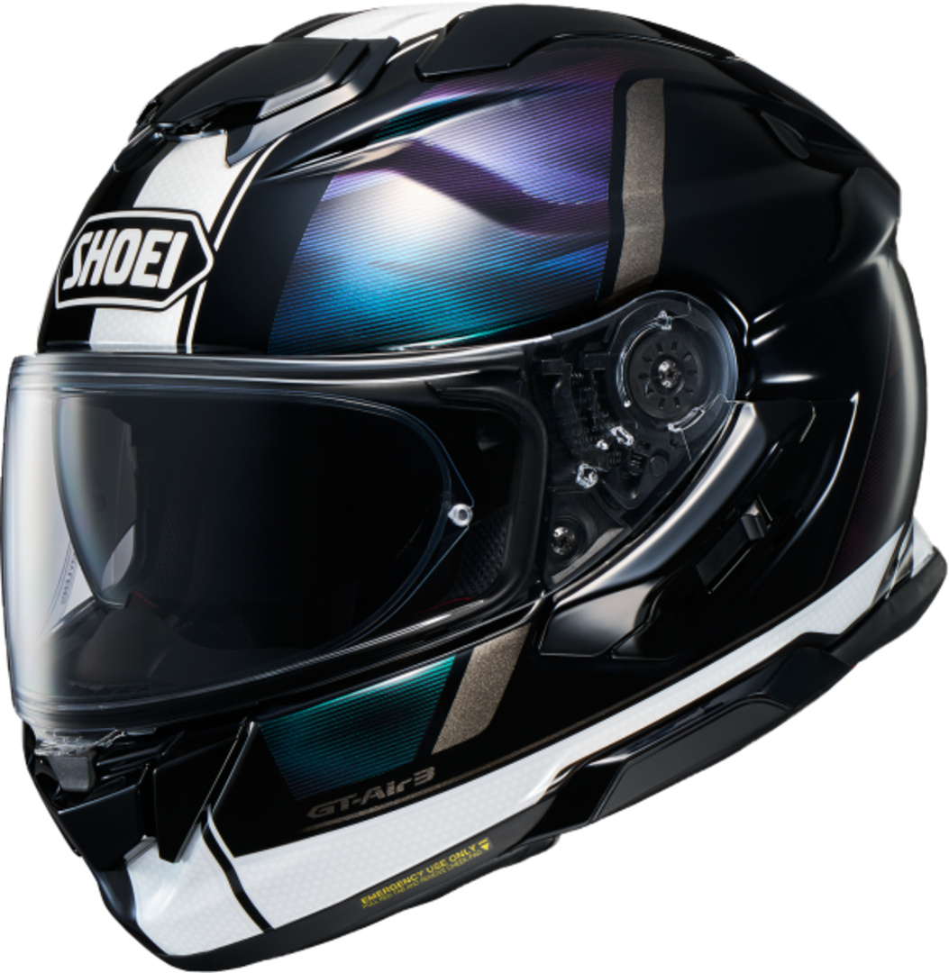 SHOEI Full-face helmet GT-Air 3 Scenario TC-5 black-white-silver