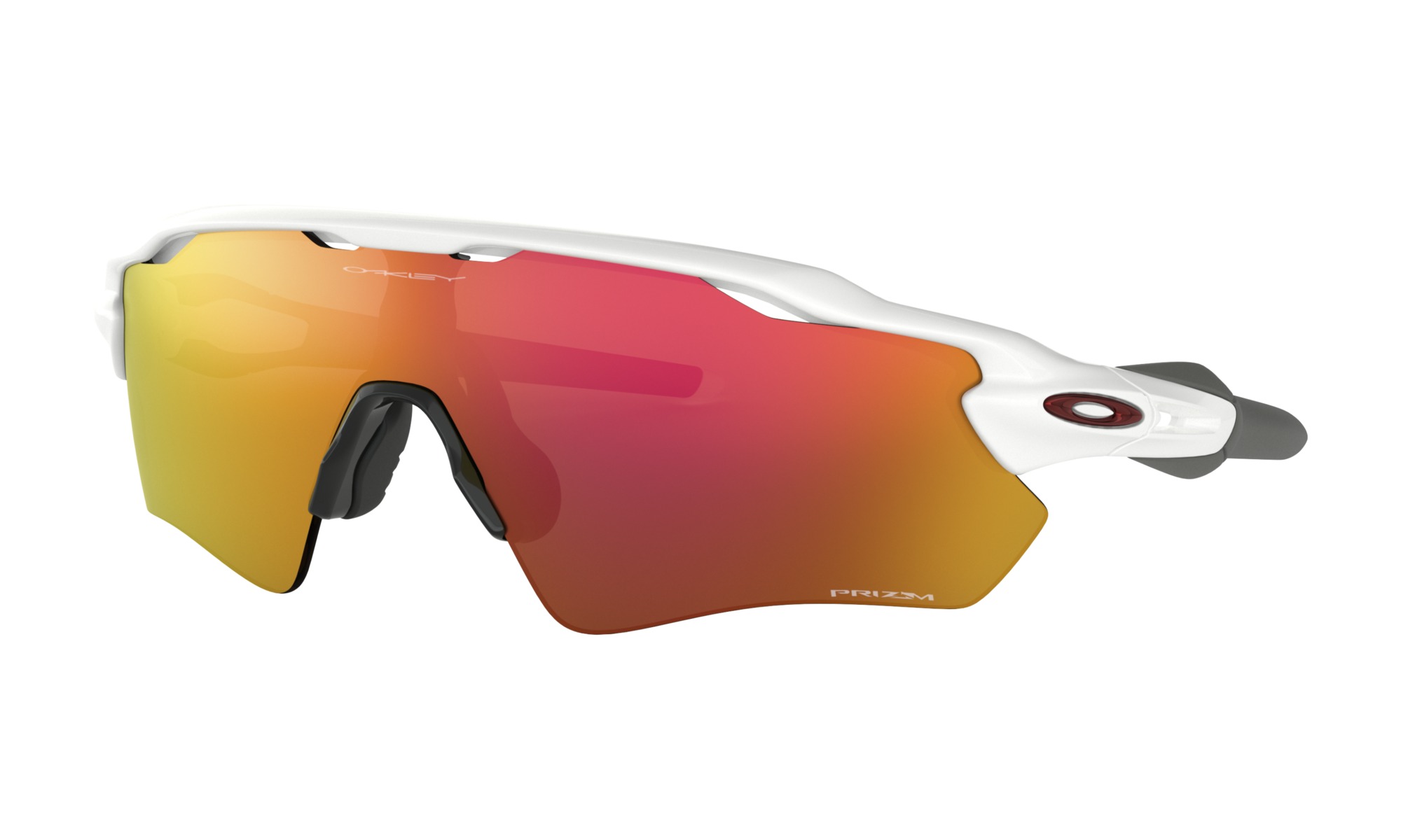Oakley Sonnenbrille Radar EV Path Polished White Prizm Ruby