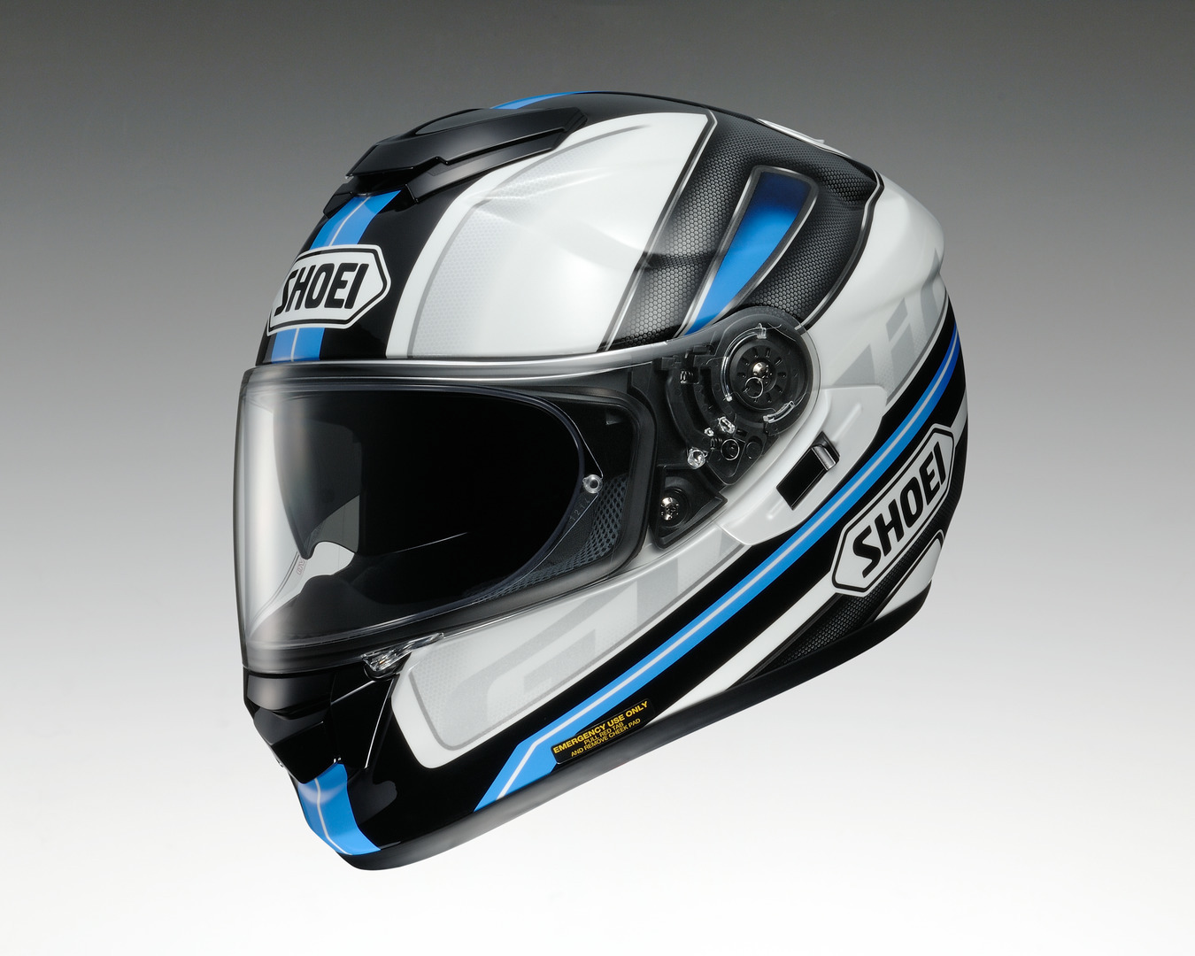 Zegevieren maat voorraad SHOEI GT-Air Dauntless TC-2 Full Face Helmet - white-black-blue