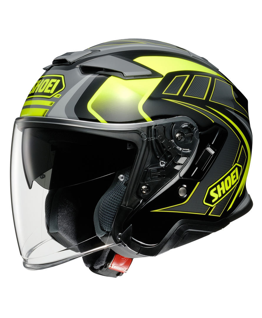SHOEI J-Cruise II Aglero TC-3 Open Face Helmet - black-yellow-silver