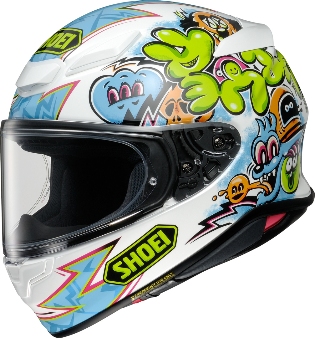 SHOEI NXR 2 Mural TC10 Integralhelm weissblauorange
