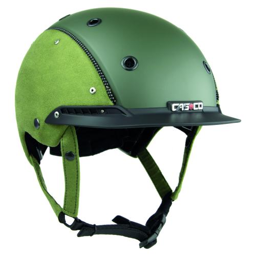 Casco Champ 3 Nubuk Reithelm - Jagdgrün