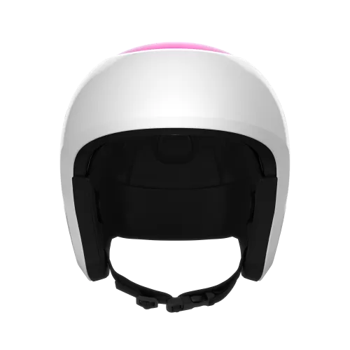 POC Ski Helmet Skull Dura Jr - Hydrogen White, Flourescent Pink