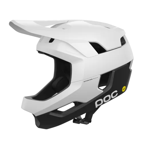 POC Otocon Race MIPS Bike Helmet - Hydrogen White/Uranium Black Matt