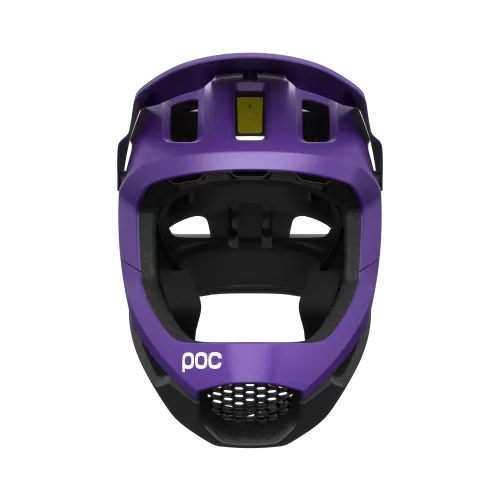 POC Otocon Race MIPS Bike Helmet - Sapphire Purple/Uranium Black Metallic/Matt