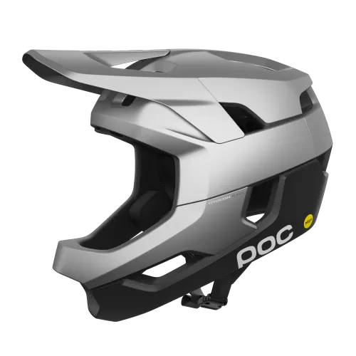 POC Otocon Race MIPS Bike Helmet - Argentite Silver-Uranium Black Matt