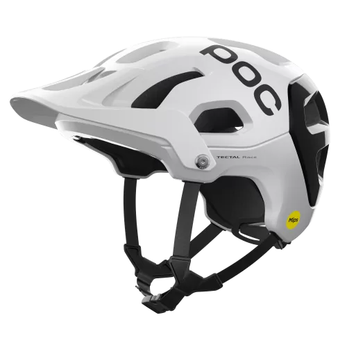 POC Velohelm Tectal Race MIPS - Hydrogen White, Uranium Black