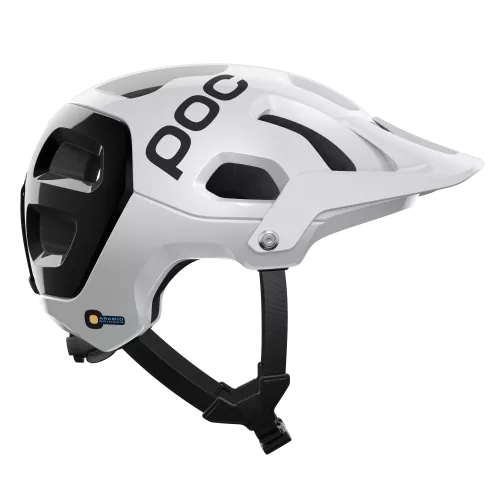POC Velohelm Tectal Race MIPS - Hydrogen White, Uranium Black