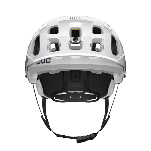 POC Bike Helmet Tectal Race MIPS - Hydrogen White / Fluorescent Orange AVIP - NFC