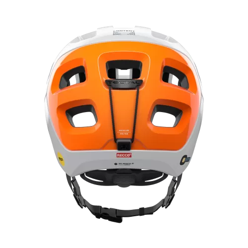 POC Bike Helmet Tectal Race MIPS - Hydrogen White / Fluorescent Orange AVIP - NFC