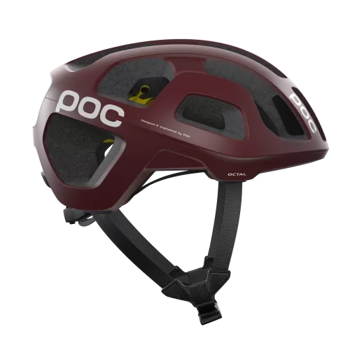POC Octal MIPS Velo Helmet - Garnet Red Matt