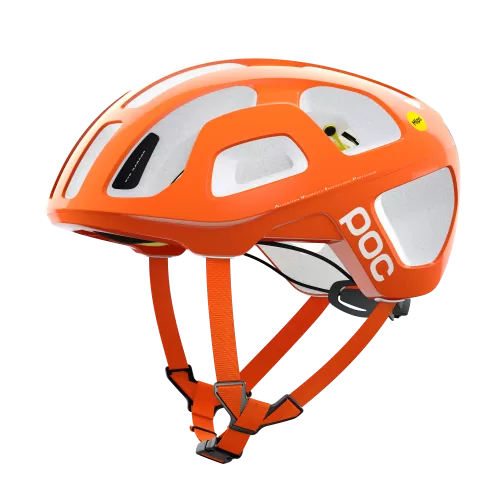 POC Octal MIPS Velohelm - Fluorescent Orange AVIP