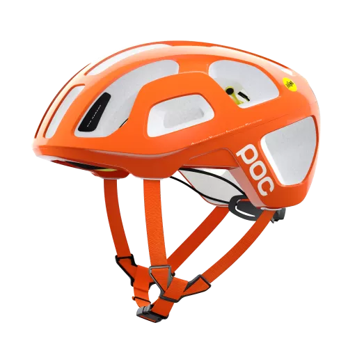 POC Octal MIPS Velo Helmet - Fluorescent Orange AVIP