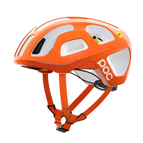 POC Octal MIPS Velohelm - Fluorescent Orange AVIP