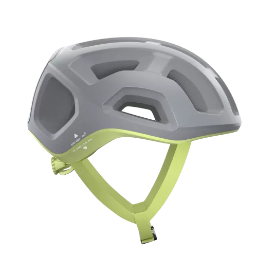 POC Ventral Lite Bike Helmet - Granite Grey/Lemon Calcite Matt