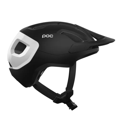 POC Axion Race MIPS Bike Helmet - Uranium Black Matt/Hydrogen White