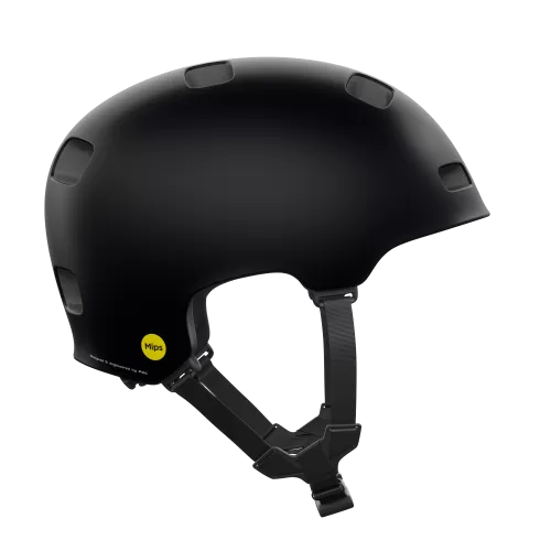 POC Crane MIPS Velo Helmet - Uranium Black Matt