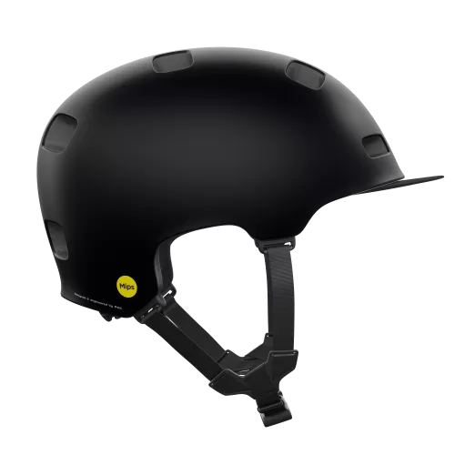 POC Crane MIPS Velo Helmet - Uranium Black Matt