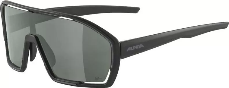 Alpina BONFIRE Q-LITE Eyewear - black matt, silver mirror