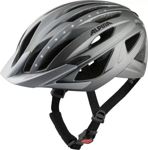 Alpina Haga LED Velo Helmet - darksilver matt