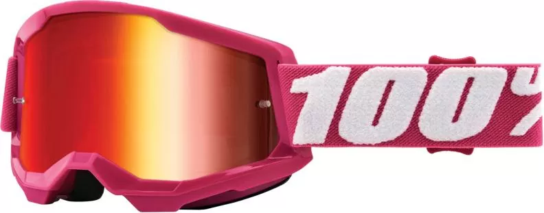 100% Strata 2 Goggle Fletcher - Mirror Red