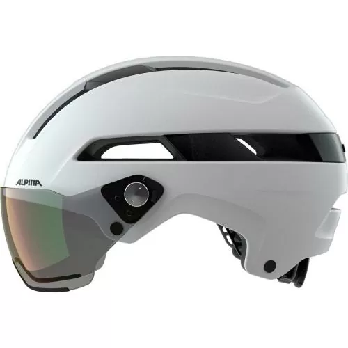 Alpina Soho Visor V Velohelm - White Matt