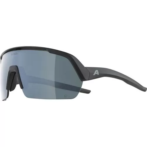 Alpina Turbo HR Q-Lite Eyewear - Black Matt, Silver Mirror